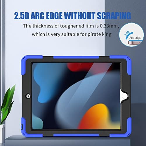 Zenrich [2Pack] iPad 10.2 מגן מסך עם אור אנטי כחול, אייפד 9/8/7 דור מגן על מסך זכוכית מחוסמת עם קשיות 9 שעות/בועה